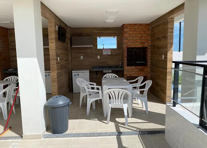 No Atalaia, Fort Poseidon Rua Do Atalho A 700 Metros Da Praia Do Atalaia, Apartamento Novo Decorado, Varanda, Sala De Estar E Jantar, 02 Suites, 03 Banheiros, Lavanderia, Cozinha, Piscina, Churrasqueira, Salao De Jogos, Vista Parcial Das Dunas E Mar